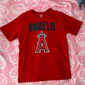 Baseball Angels Kids Red T-Shirt
